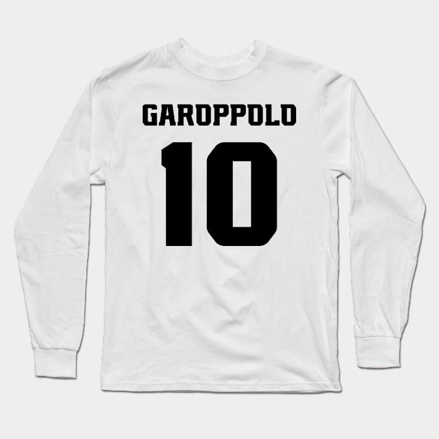 Jimmy Garoppolo San Francisco 49ers Long Sleeve T-Shirt by Cabello's